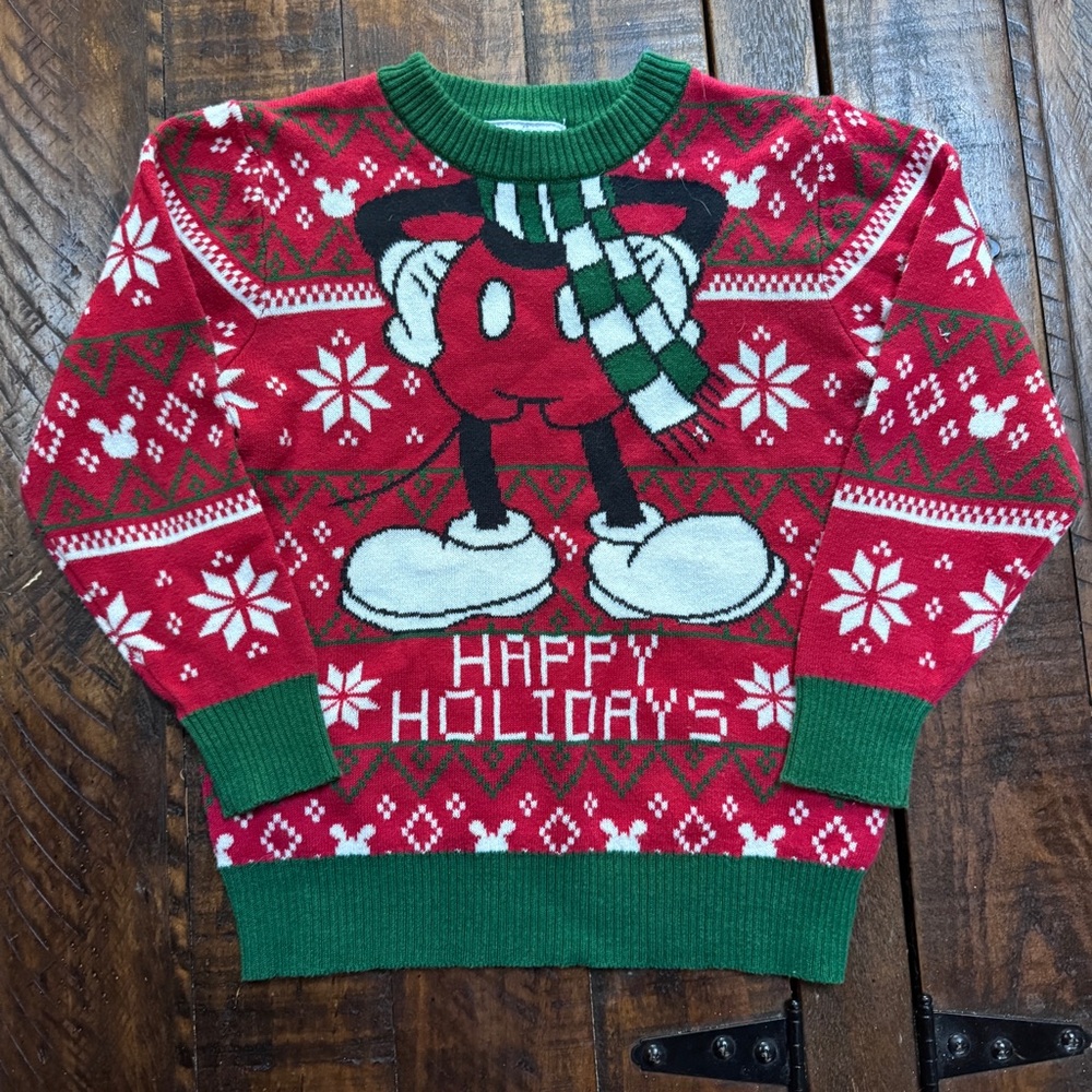 Disney Christmas sweater Size 3T